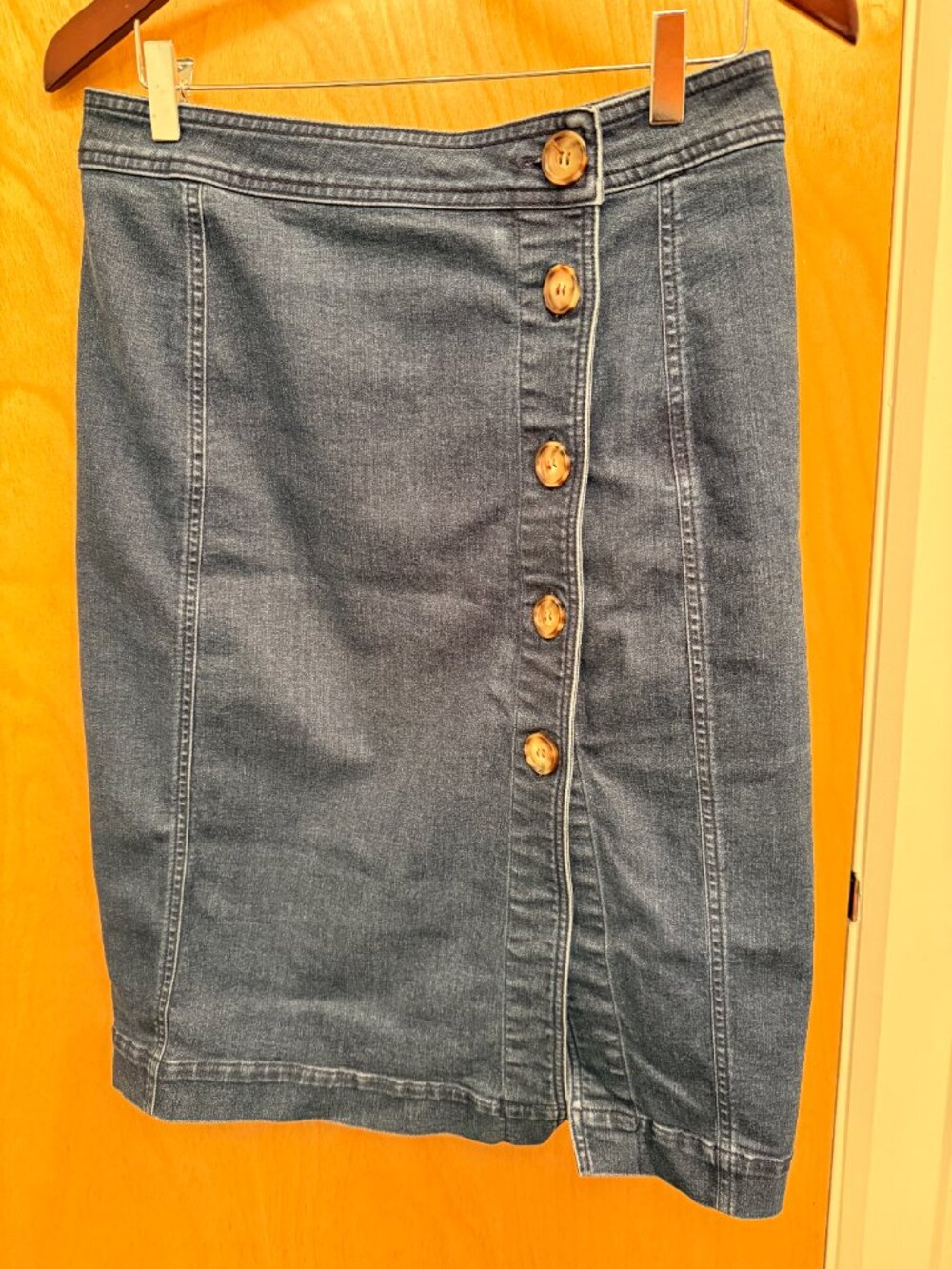 Sezane denim skirt - Picture 3 of 12